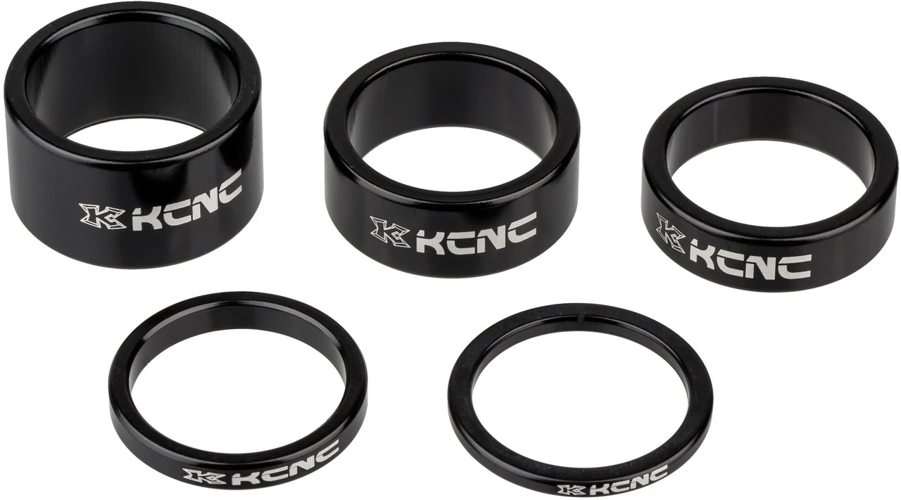 Kcnc Headset Spacer Set Für 1 1/8" 5-teilig 1 Kcnc Headset Spacer Set Für 1 1/8" 5-teilig