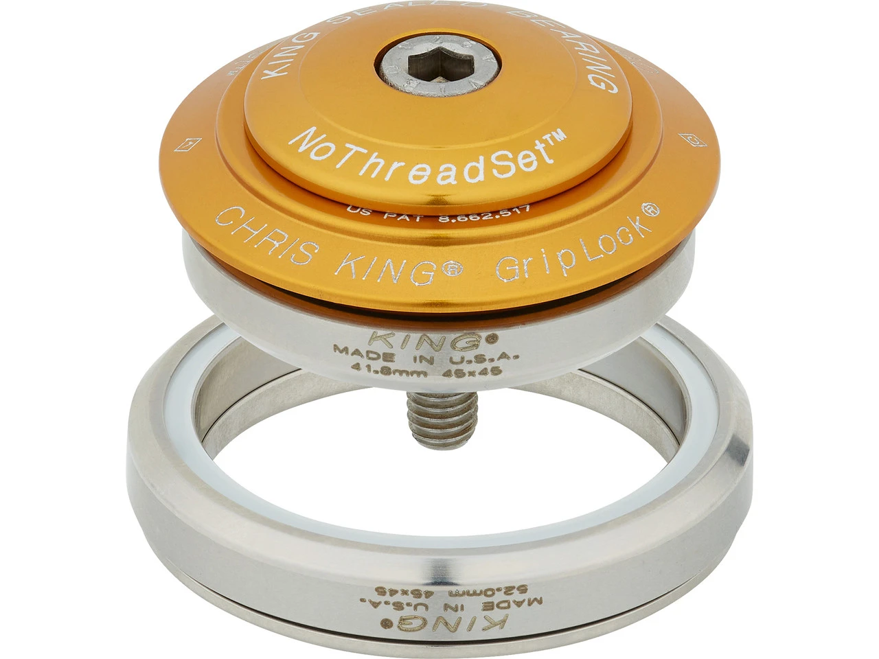 Chris-king DropSet 5 IS42/28,6 - IS52/40 GripLock Steuersatz 1 Chris-king DropSet 5 IS42/28,6 - IS52/40 GripLock Steuersatz