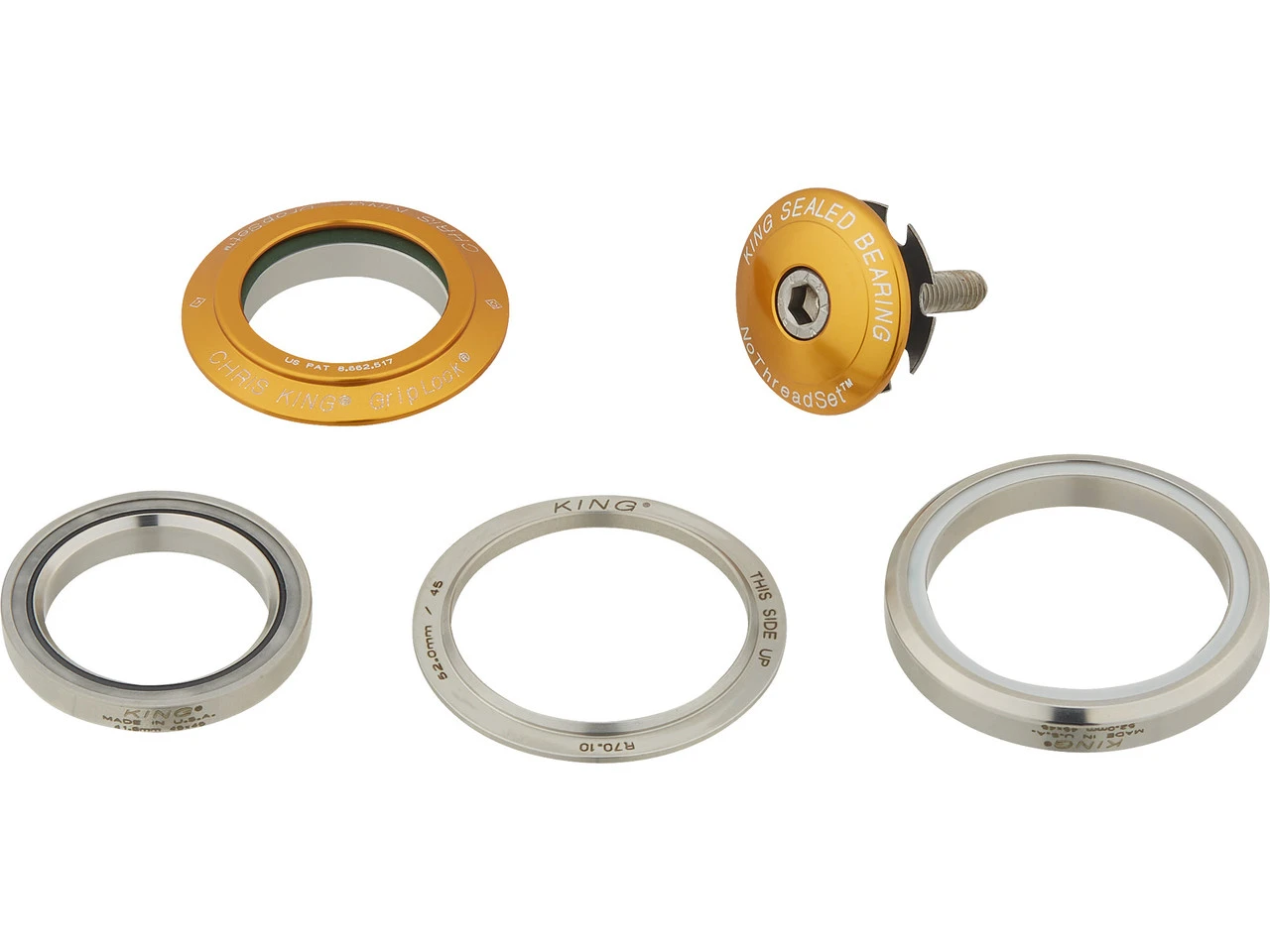 Chris-king DropSet 5 IS42/28,6 - IS52/40 GripLock Steuersatz 5 Chris-king DropSet 5 IS42/28,6 - IS52/40 GripLock Steuersatz – Bild 5