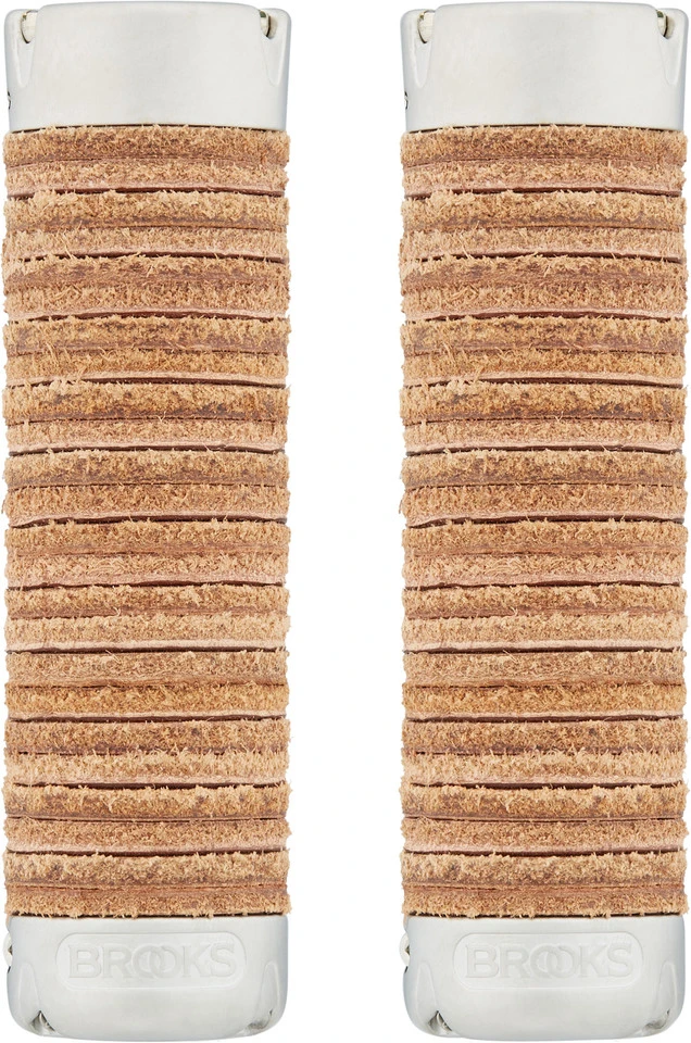 BROOKS Plump Leather Grips Lenkergriffe 3 BROOKS Plump Leather Grips Lenkergriffe – Bild 3