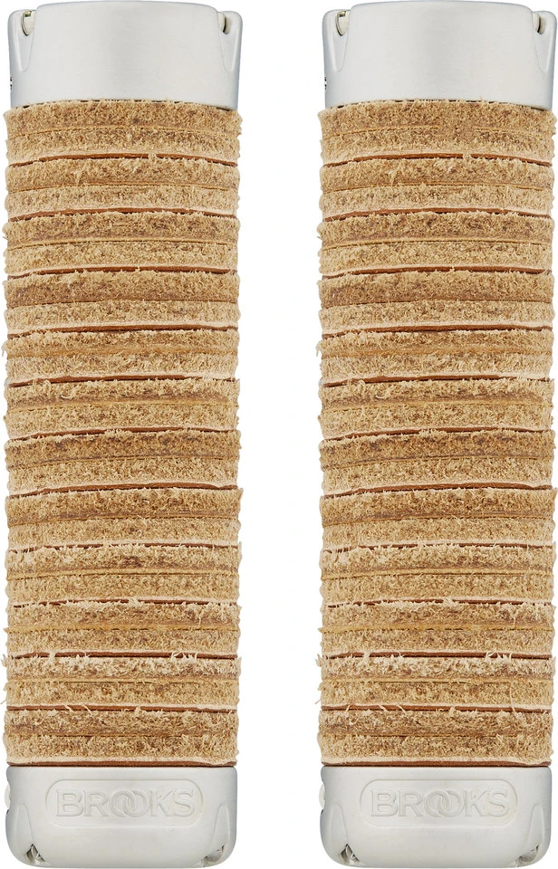 BROOKS Plump Leather Grips Lenkergriffe 9 BROOKS Plump Leather Grips Lenkergriffe – Bild 9