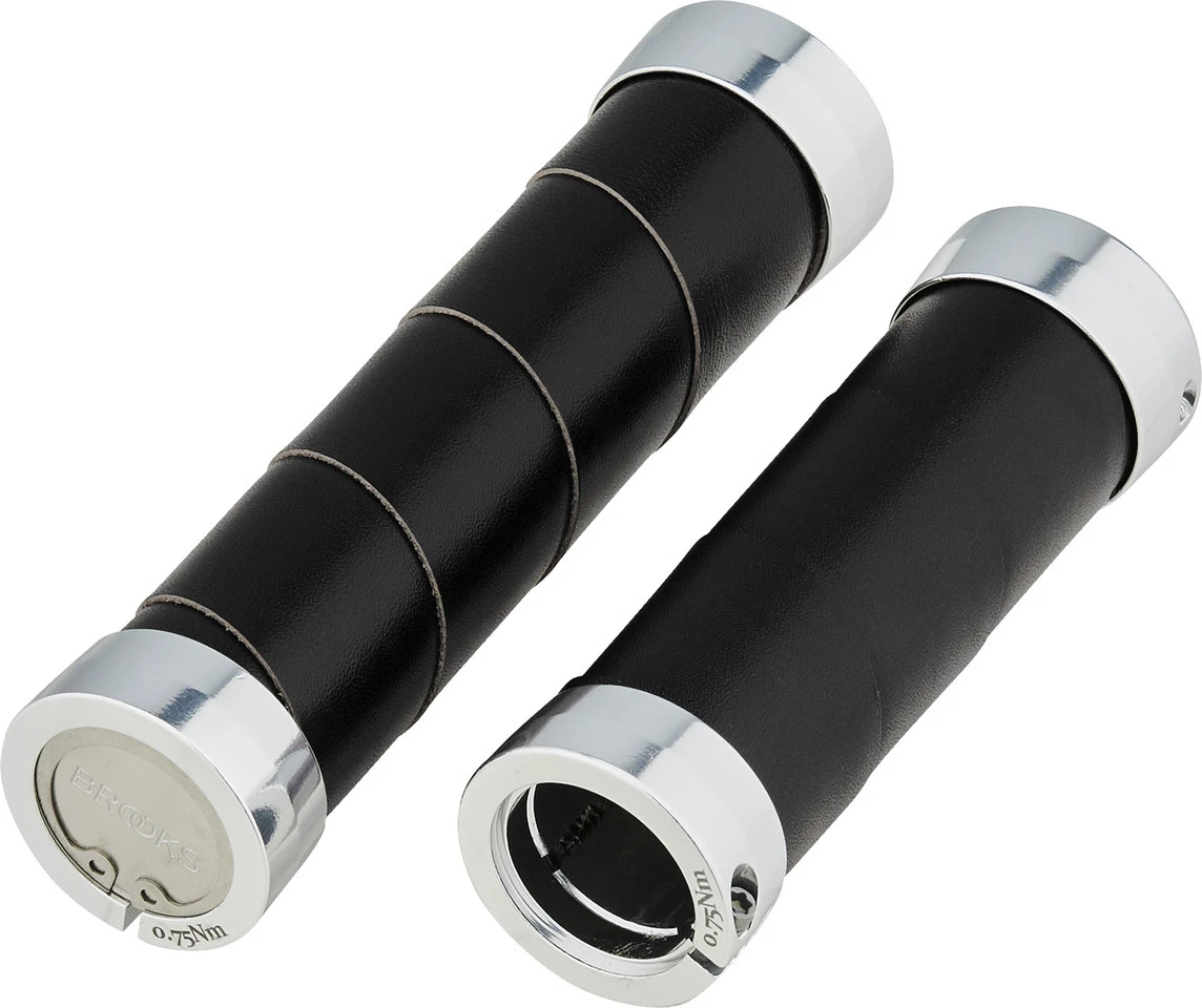 BROOKS Slender Leder Lenkergriffe Für Drehgriffschalter 2 BROOKS Slender Leder Lenkergriffe Für Drehgriffschalter – Bild 2