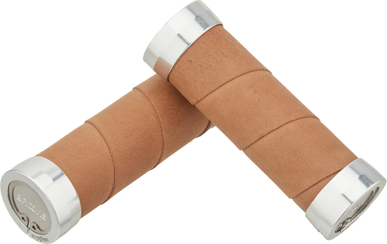 BROOKS Slender Leder Lenkergriffe Für Drehgriffschalter Beidseitig 10 BROOKS Slender Leder Lenkergriffe Für Drehgriffschalter Beidseitig – Bild 10