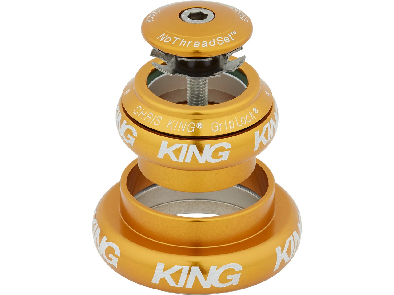 Chris-king NoThreadSet EC34/28,6 - EC44/40 GripLock Steuersatz 1 Chris-king NoThreadSet EC34/28,6 - EC44/40 GripLock Steuersatz