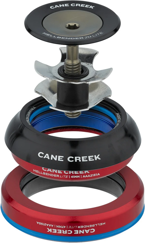 Cane Creek Hellbender 70 Lite IS41/28,6 - IS47/33 Steuersatz 1 Cane Creek Hellbender 70 Lite IS41/28,6 - IS47/33 Steuersatz